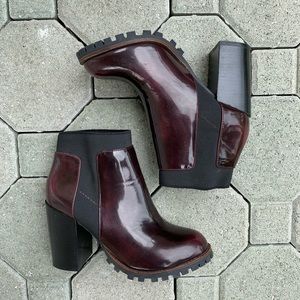 Steve Madden Maroon Booties